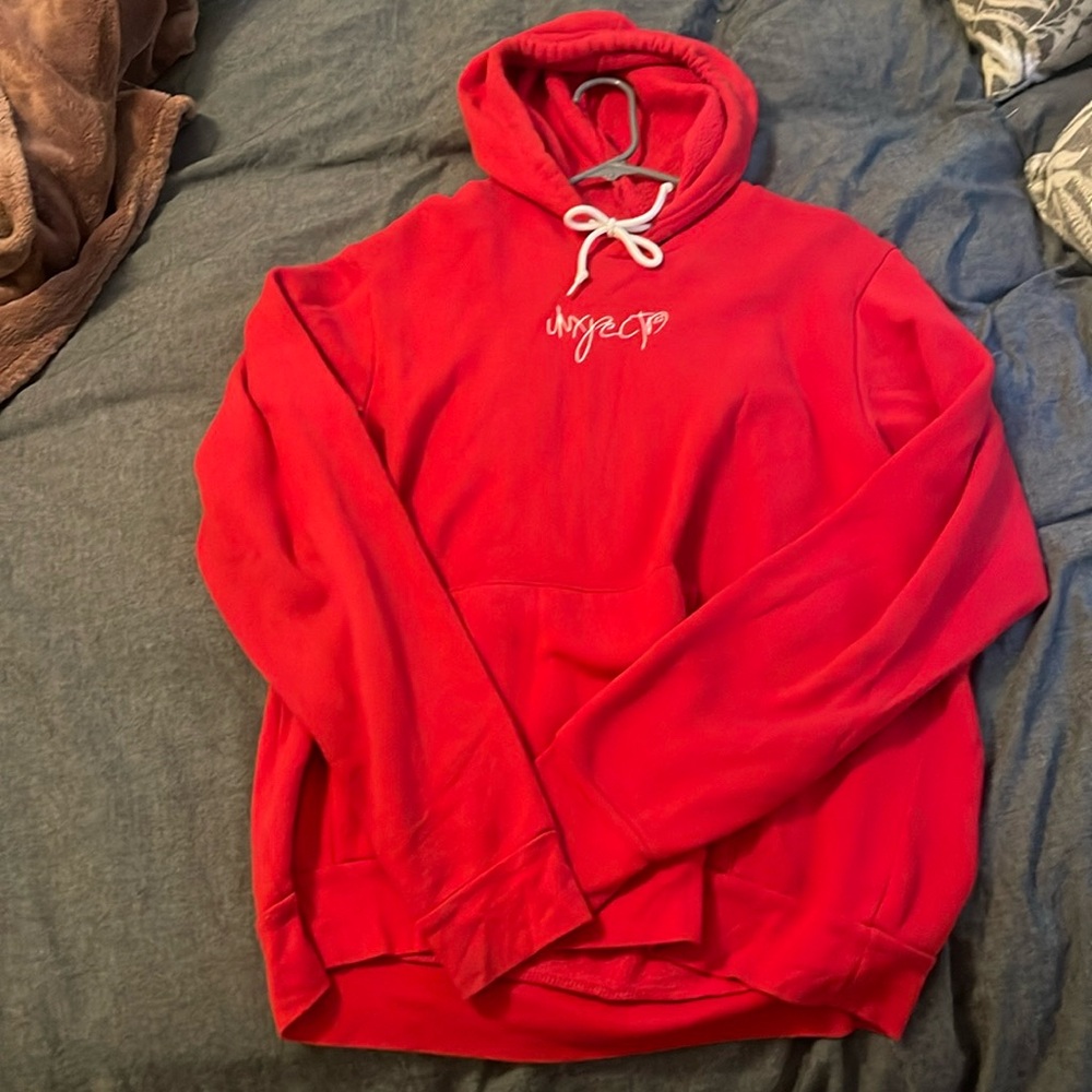 L Red Unxpectd Graphic Sweatshirt
